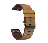 NHYHEHMR Leather QuickFit Watch Band Strap For Fenix 7X 6X 5X 3 3HR Wristband Strap For Fenix 7 6 5 935 945 Watch 22 26mm Strap