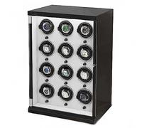 NHYHEHMR Luxury Watch Winder Box For 12 Automatic Watches Storage Case Built-in Illumination Watch Organizer With High-Gloss Lacquer (Color : A)