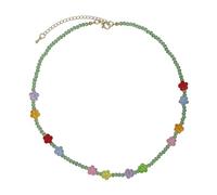 NHYHEHMR Necklaces for Women Trendy Jewelry Dainty Necklace Pendant Necklace Elegant Necklace with Heart Bowknot Pendant Necklaces Handmade Flower Choker
