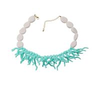 NHYHEHMR Necklaces for Women Trendy Jewelry Dainty Necklace Pendant Necklace Handmade Coral Statement Necklace Fashion Accessory for Dinner and Party Looks