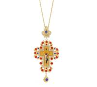 NHYHEHMR Necklaces for Women Trendy Jewelry Dainty Necklace Pendant Necklace Luxurious Crucifix Necklace with Shimmering Diamonds Unisex Party Clavicle Chain