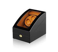NHYHEHMR Orologi Watch Winders Box per 2 3 orologi automatici, motore silenzioso, 4 modalità di rotazione, adattamento a signora e uomo