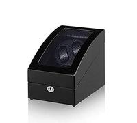 NHYHEHMR Orologi Watch Winders Box per 2 3 orologi automatici, motore silenzioso, 4 modalità di rotazione, adattamento a signora e uomo