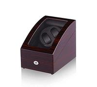 NHYHEHMR Orologi Watch Winders Box per 2 3 orologi automatici, motore silenzioso, 4 modalità di rotazione, adattamento a signora e uomo
