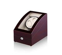 NHYHEHMR Orologi Watch Winders Box per 2 3 orologi automatici, motore silenzioso, 4 modalità di rotazione, adattamento a signora e uomo