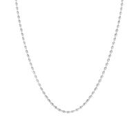 NHYHEHMR Oval Rice Bead Strand Chain For Women & Girls - Made in Italy Comes With Gift Box