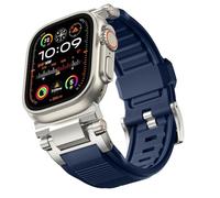 NHYHEHMR Per banda ultra 2/ultra 49mm/45mm/44mm/42 mm per uomini, fascia di sostituzione sport militare fkm per iwatch SE2/SE/9/8/7/6/5/4/3/2/1