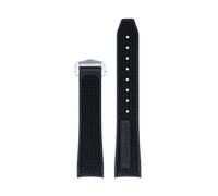 NHYHEHMR Per fibbia di distribuzione in acciaio inossidabile con cinturino Omega da orologio da orologio da orologio da guardia in gomma in gomma da 22 mm