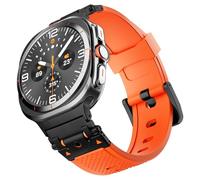 NHYHEHMR Per Galaxy Watch 7 Ultra Fluororber Canda per Galaxy Watch Ultra Strap Accessori da 47 mm Sport Bracciale