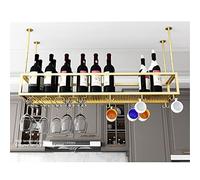 NHYHEHMR Porta di vino sospeso con supporto in vetro e scaffale di vetro portatile regolabile porta bottiglia di vino appesa al calicecacne gallieverili a gambo di calicetteri di calicettes