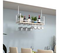 NHYHEHMR Porta in vetro da vino a soffitto - Porta di vino appeso, porta d'alverio vintage a soffitto, porta d'ingresso della decorazione del soffitto, portabicchieri, per bar/ristoranti/cucine