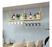 NHYHEHMR Porta in vetro da vino a soffitto - Porta di vino appeso, porta d'alverio vintage a soffitto, porta d'ingresso della decorazione del soffitto, portabicchieri, per bar/ristoranti/cucine