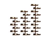 NHYHEHMR Porta per pareti in Vetro di Vino per Bottiglie di liquori Giaccetta da Vino con Supporto in Vetro per Soggiorno in casa Armadio da Vino Appeso per Barra per Vino Commerciale