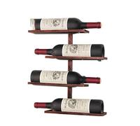 NHYHEHMR Porta per pareti in vetro di vino per bottiglie di liquori Giaccetta da vino con supporto in vetro per soggiorno in casa armadio da vino appeso per barra per vino commerciale