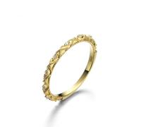 NHYHEHMR Ring for Women, Promise Rings 14K Cubic Zirconia dimensione impilabile per donne San Valentino Giorno
