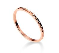 NHYHEHMR S925 Bague en, Bracelet Simple Coeur Fille Gypsophile Simple et rose, 9#