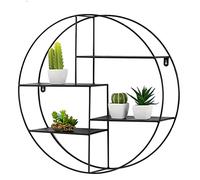 NHYHEHMR Scaffali a parete galleggianti con porta bottiglia di vino in metallo e tazza di archiviazione Gold 60x15x60cm