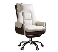 NHYHEHMR Sedia da gioco ergonomica e sedia da scrivania da ufficio Polvetta girevole posteriore con ruote per sedile ascensore regolabile a casa e soggiorno (beige C)