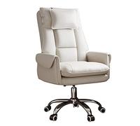 NHYHEHMR Sedia da gioco ergonomica e sedia da scrivania da ufficio Polvetta girevole posteriore con ruote per sedile ascensore regolabile a casa e soggiorno (beige C)