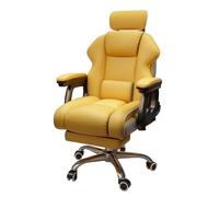 NHYHEHMR Sedia da ufficio per la casa ergonomica 360 ° girevole con altezza regolabile posteriore tilzi e poggiapiedi.