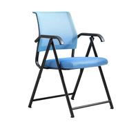 NHYHEHMR Sedia per computer pieghevole ergonomica moderna sedia da scrivania per ufficio esecutivo con supporto alla schiena traspirante e braccioli leggeri senza ruote per l'uso della casa e