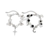 NHYHEHMR Tacco alto unica stella imitazione bracciale perle perla per la scarpa da donna