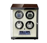 NHYHEHMR Watch Winder For 2 4 6 9 Automatic Watches Support Single Watch And Double Watch Spinner Quiet Motor Gift For Men Women Self Winding Watch Turner (Color : B, Size : 6+0)