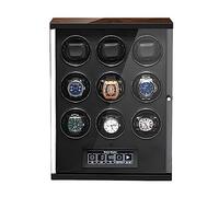 NHYHEHMR Watch Winder For 2 4 6 9 Automatic Watches Support Single Watch And Double Watch Spinner Quiet Motor Gift For Men Women Self Winding Watch Turner (Color : B, Size : 6+0)