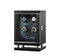NHYHEHMR Watch Winder Watch Winder with Super Quiet Motor Smart Fingerprint Unlock LCD with Touch Panel with Remote Control Blue LED Light 6 Available Modes Storage Box (8 epitope) Watch Winder