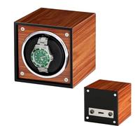 NHYHEHMR Winder single Winder per orologi automatici 4 modalità di rotazione Custodia a prova di polvere meccanica con motore silenzioso per uomini e donne orologi (colore: c) Atmosfera Winder