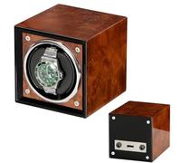NHYHEHMR Winder single Winder per orologi automatici 4 modalità di rotazione Custodia a prova di polvere meccanica con motore silenzioso per uomini e donne orologi (colore: c) Atmosfera Winder