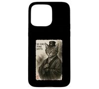 Ni Hao Fine Shyt Funny Meme Cat Sumi-e arte giapponese Custodia per iPhone 15 Pro Max