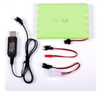 Ni-MH PACCO BATTERIA 12v 2400mAh 102x74x15mm RICARICA USB SM 2P KET JST E3D3
