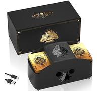 Ni-Shen Mescolatore di Carte Completamente Automatico 1-2 mazzi Mixer Elettrico Alimentato a Batteria/USB Mescolatore di Carte da Gioco a Basso Rumore per Uno, Poker, Phase 10, Skip-BO, Blackjack