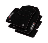 NI08-1 Tappetini Velluto CARBON™ Rosso per Nissan Qashqai I +2 2008-2013 7 passe