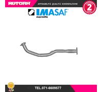 NI2001 Tubo gas scarico anteriore adatto a Nissan Patrol (MARCA-IMASAF).