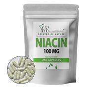 Niacina 100mg - 250 capsule - vitamina B3 integratore - Forest Vitamin