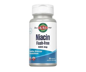Niacina Flush Free 60 Vegetale Cappelli con Visiera Da Kal