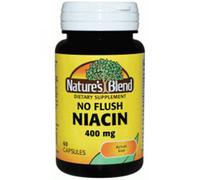 Niacina No Flush 60 Caps 400 Mg Di Nature's Blend