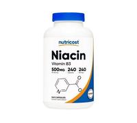 Niacina Vitamina B3 240 Capsule 500 Mg Di Nutricost