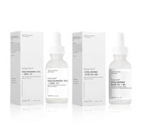 Niacinamide 10% + zinco 1% siero con zinco contro brufoli, cura della pelle del viso, niacinamide acido ialuronico, combatte le imperfezioni della pelle, riduce le linee sottili, assorbimento rapido