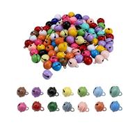 Niaciswe Colorati Decorazioni Campanellini 100 Pezzi Piccole Campanelle Campanelli Natalizi Campanellini Metallo Metallo Campanellini Campanelle metallo Campanellini Colorati Campanellini Sonagli