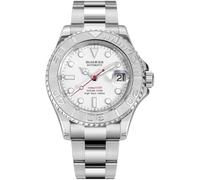 NIADI Sugess Orologio da polso classico di lusso automatico meccanico da uomo Seagull ST2130 movimento lunetta bidirezionale, V 6