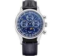 NIADI Sugess Seagull ST1908 Moonphase Cronografo da uomo in acciaio inossidabile Business Hand Wind Meccanico Orologi da polso, V 2