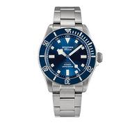 NIADI Titanio Grado 2 Classico Vestito Degli Uomini Orologi Automatico NH38 Movimento 200M Blu Nero Immersione Orologio Da Polso Sapphire Crystal, Blu