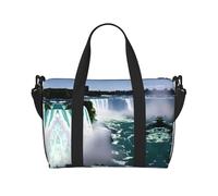 Niagara Fall Versatile Personal Item Travel Bags for Women - Spaziose borse da viaggio per viaggi, borse da palestra da uomo, nero, Taglia unica