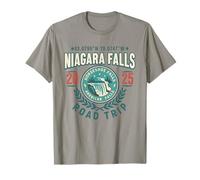 Niagara Falls 2025 Coordinates Road Trip Souvenir Maglietta