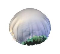 Niagara Falls - Cuffia da doccia da donna, grande, lavabile, con fascia elastica