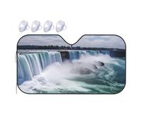 Niagara Falls Parasole per parabrezza auto pieghevole 2025 parasole divertente per auto parasole anteriore per finestrini anteriori per interni automobilistici, protezione solare media