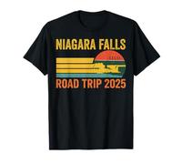 Niagara Falls Retro Road Trip Travel Vintage Sunset 2025 Maglietta